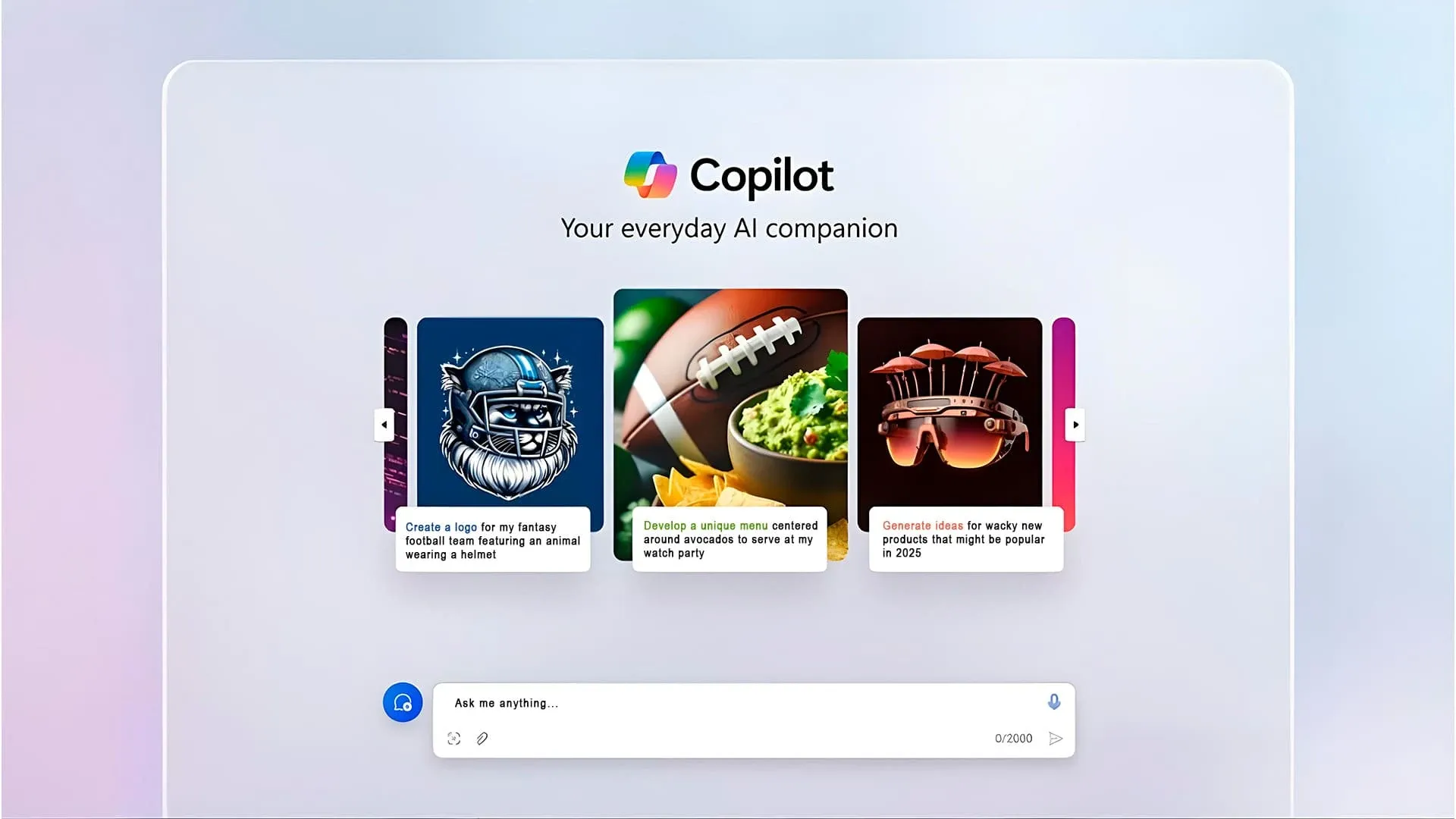 Microsoft Copilot screen running in Outlook and Teams