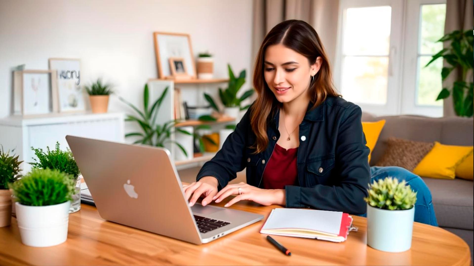 Persona estudiando conceptos de tecnología digital en línea, incluyendo análisis de datos, IA y servicios en la nube.